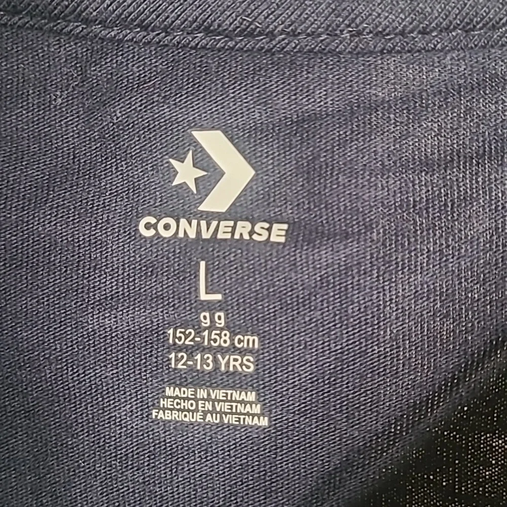 New with tags! Converse Boys Large long sleeve navy knit Tshirt